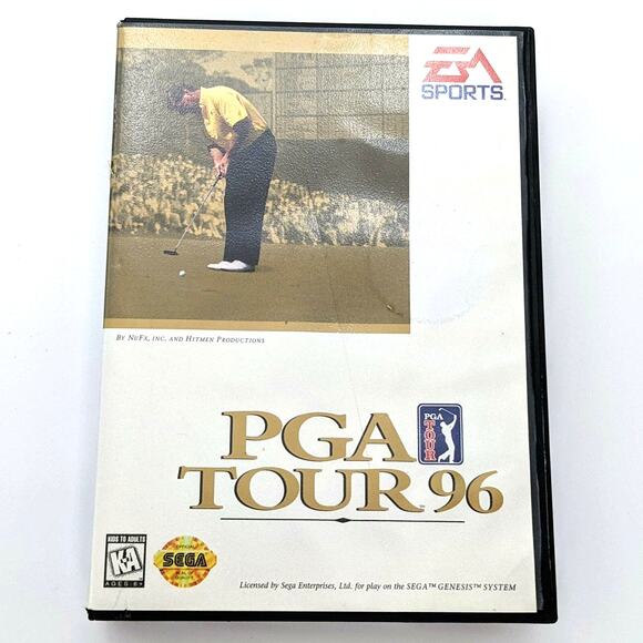 Sega Genesis Lot Sonic Spinball Golf PGA Tour 96 Hedgehog Golf Tested Working - Picture 6 of 10